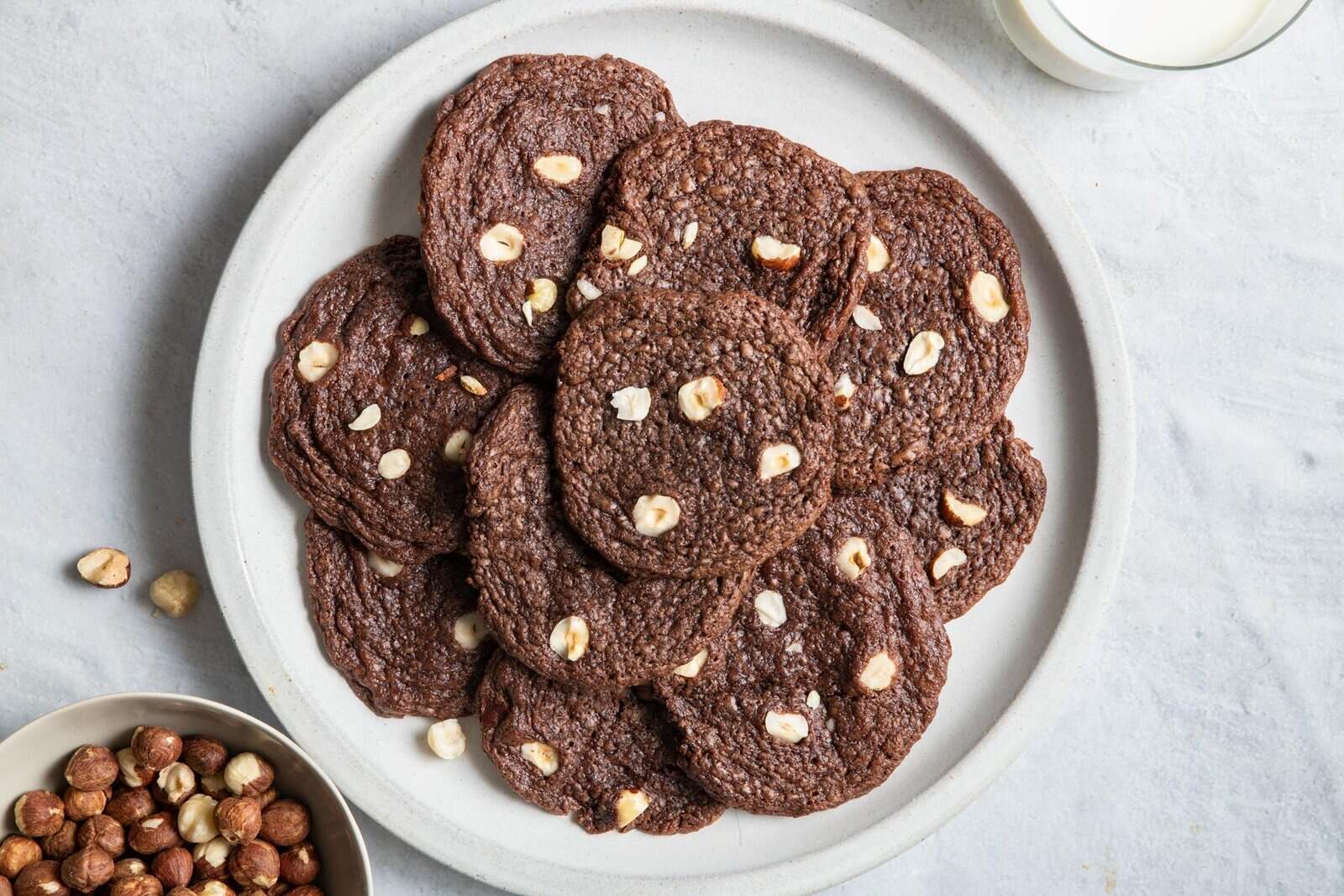 Healthier Nutella-Inspired Chocolate Hazelnut Cookies: Rich & Fudgy